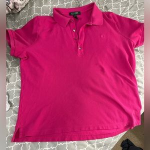 Ralph Lauren women’s ss polo top. Great condition. 1x